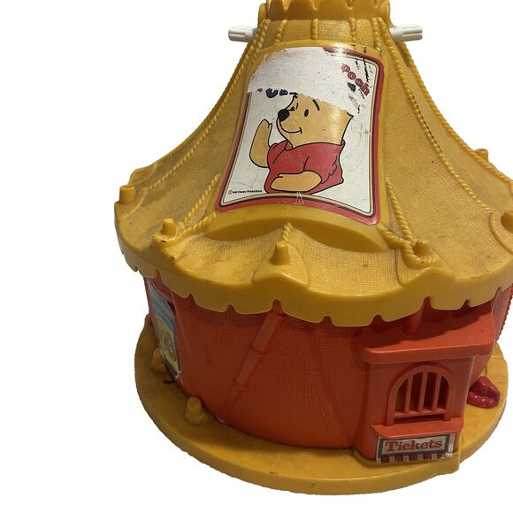 Vintage 1977 Disney Weebles Winnie The Pooh Circus Flawed only tent - Picture 5 of 15